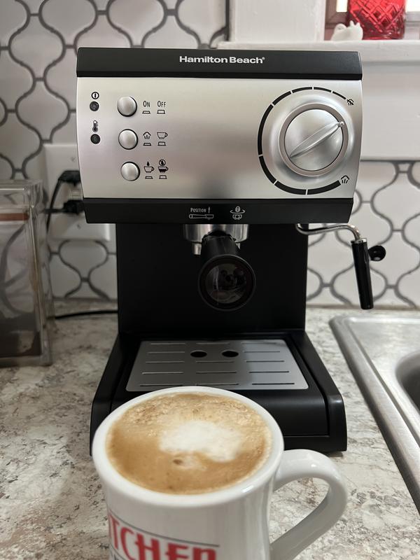 Hamilton Beach 15 Bar Espresso Machine, Cappuccino, Mocha, & Latte