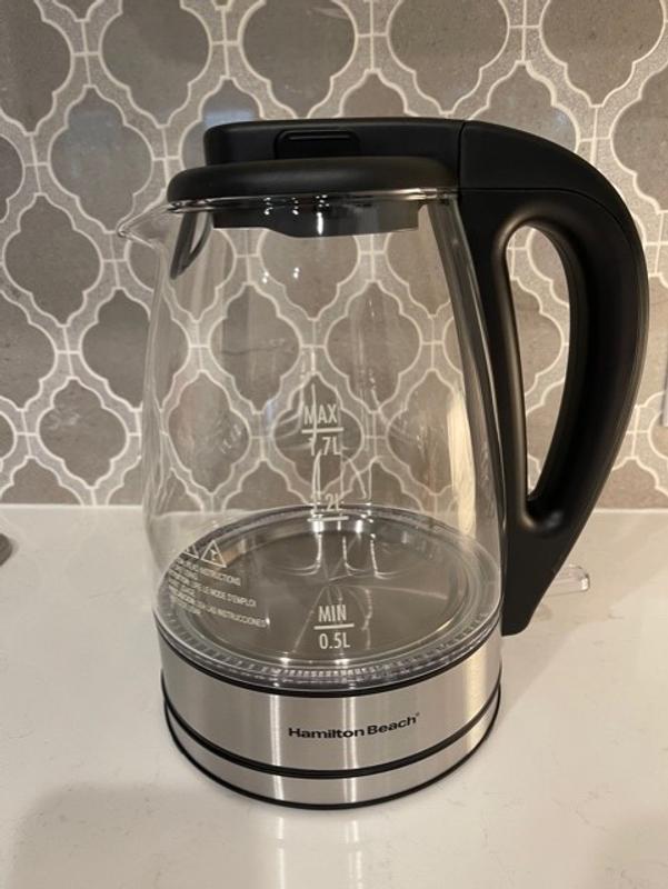 Hamilton Beach® Glass Kettle 1.7 Liter Capacity & Reviews