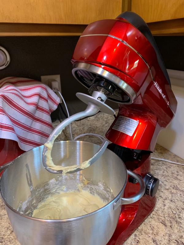 Hamilton Beach 7 Speed Stand Mixer, 4 Quart, Red - 63395