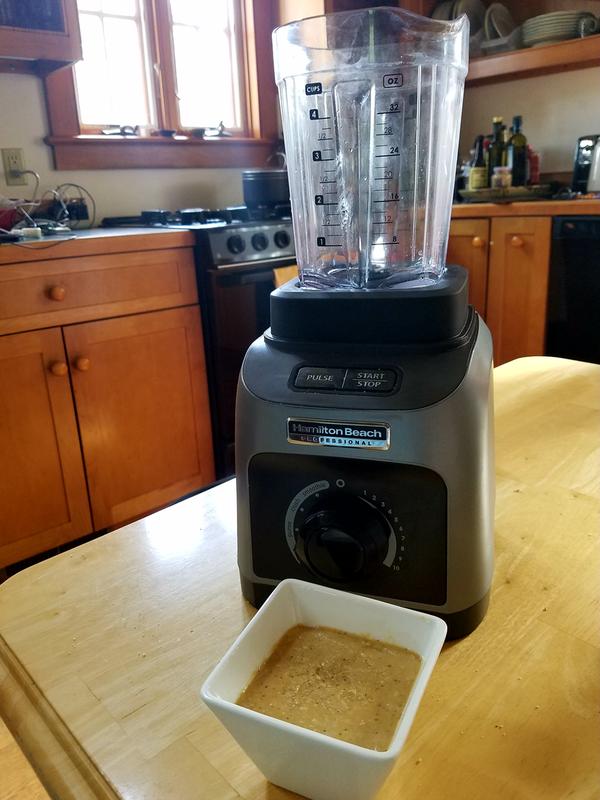 Amazing Peanut Butter made with the Hamilton Beach Professional Quiet Blender