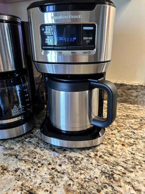 12-Cup Programmable Coffee Maker with Thermal Carafe Hamilton