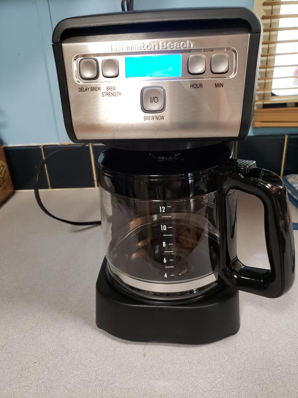 Hamilton Beach 12 Cup Compact Programmable Coffee Maker - Bed Bath & Beyond  - 31764709