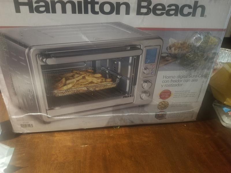 Horno Digital Hamilton Beach Rostizador Air Fryer 1500 W a precio