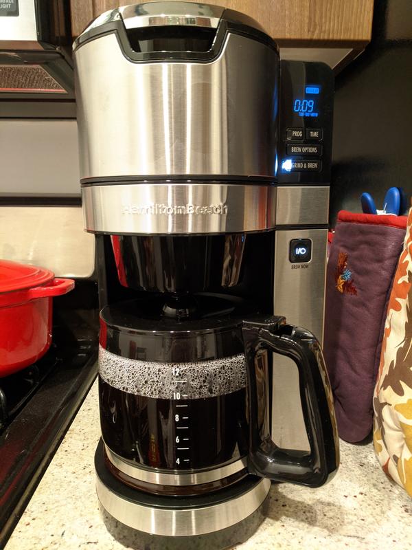 Completed brew is just under 10 cups