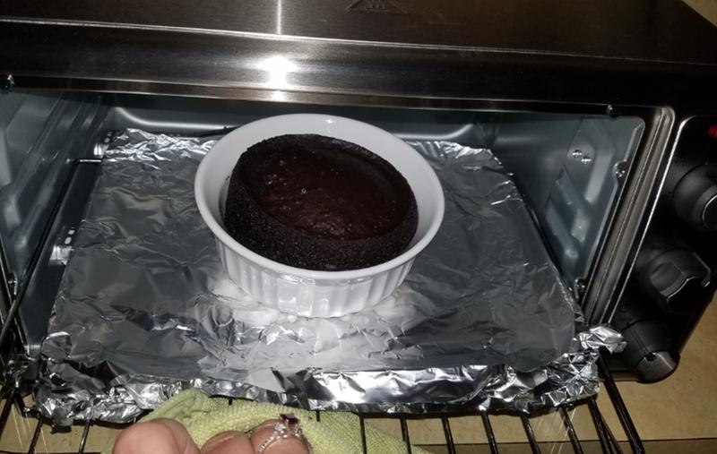 Breakfast muffin from scratch made in Hamilton Beach toaster oven