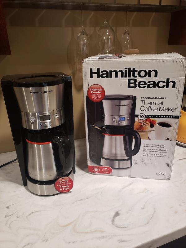 Hamilton Beach 10 Cup Programmable Thermal Coffee Maker - 46899R