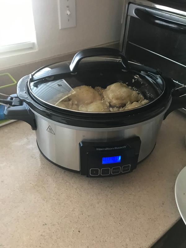 New 6 qt crockpot with chicken and rice!