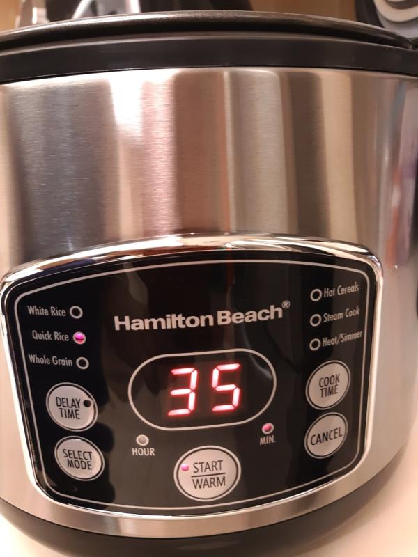 Hamilton Beach 14 Cup Digital Simplicity Rice Cooker