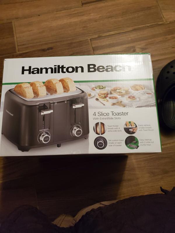 4-Slice Brushed Stainless Steel Toaster by Hamilton Beach at Fleet