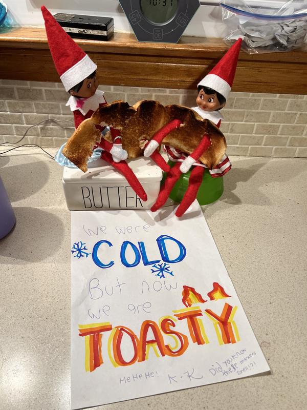 Cheeky elves even figured out how to use it!