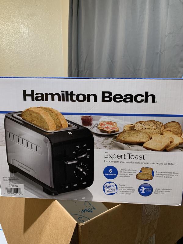 Hamilton Beach Expert-Toast 2 Slice Toaster - Black for sale