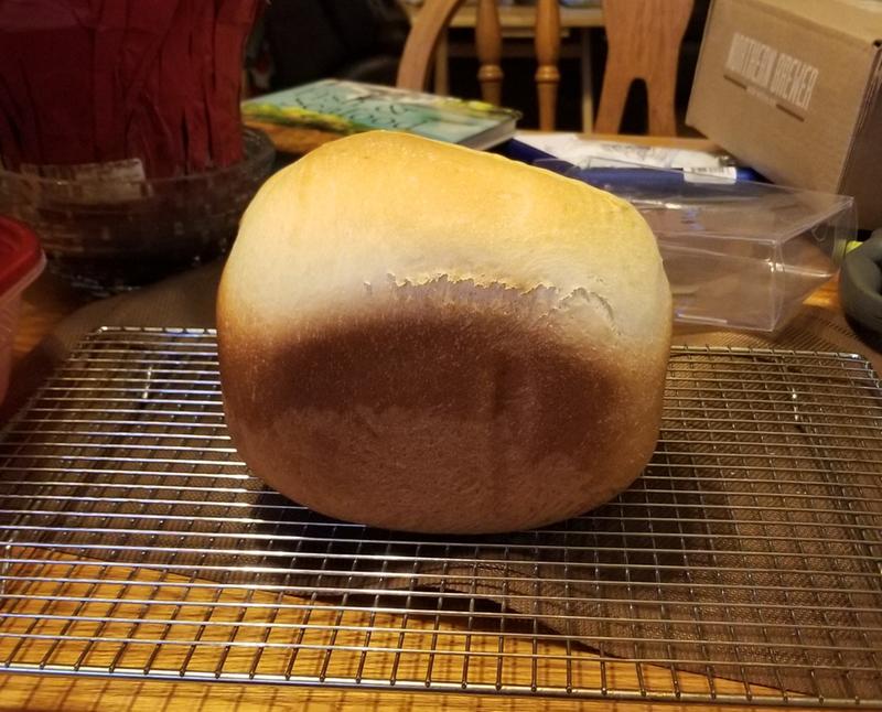 My first attempt at bread with this machine