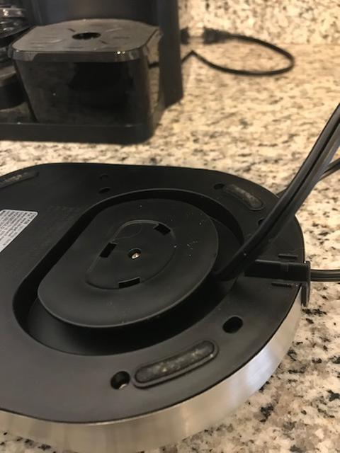 cord storage under the base
