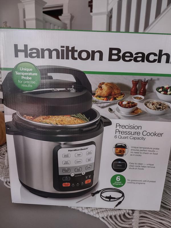 Hamilton Beach 34506 Precision 6 Quart Pressure Cooker