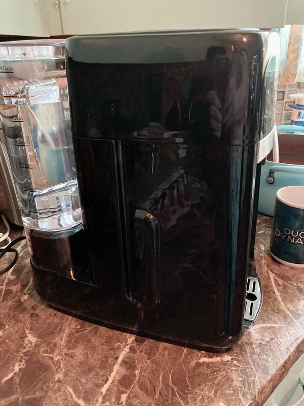 Side view with reservoir