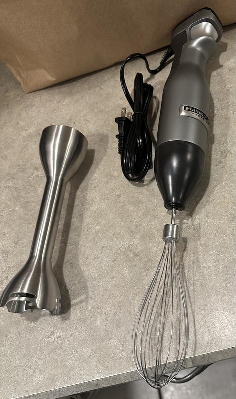 With whisk attachment