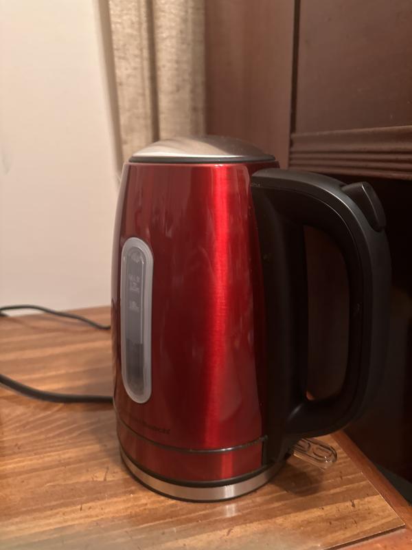 Tea Kettle with water level viewing window.