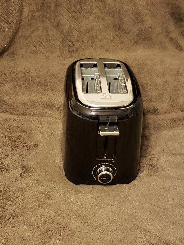 Hamilton Beach 2 Slice Toaster with Extra-Wide Slots, Black, 22217