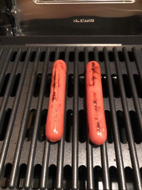 Seared Hot dogs!