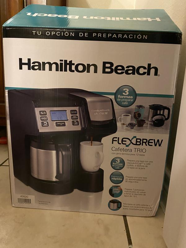 Hamilton Beach 12-Cup Black Residential Drip Coffee Maker in the