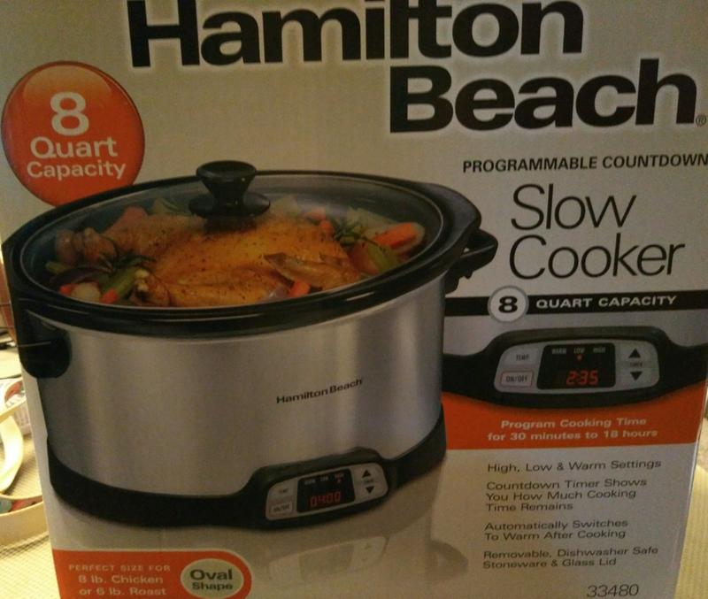 04022 Hamiton Beach Crockpot w/Carrying Caddy - Beck's Country Store