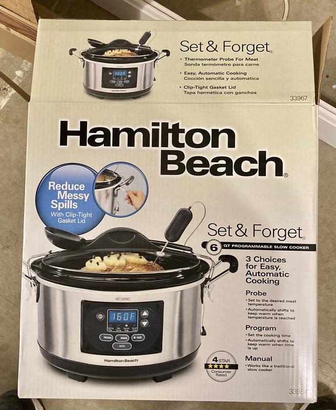  Hamilton Beach (33967A) Slow Cooker With Temperature