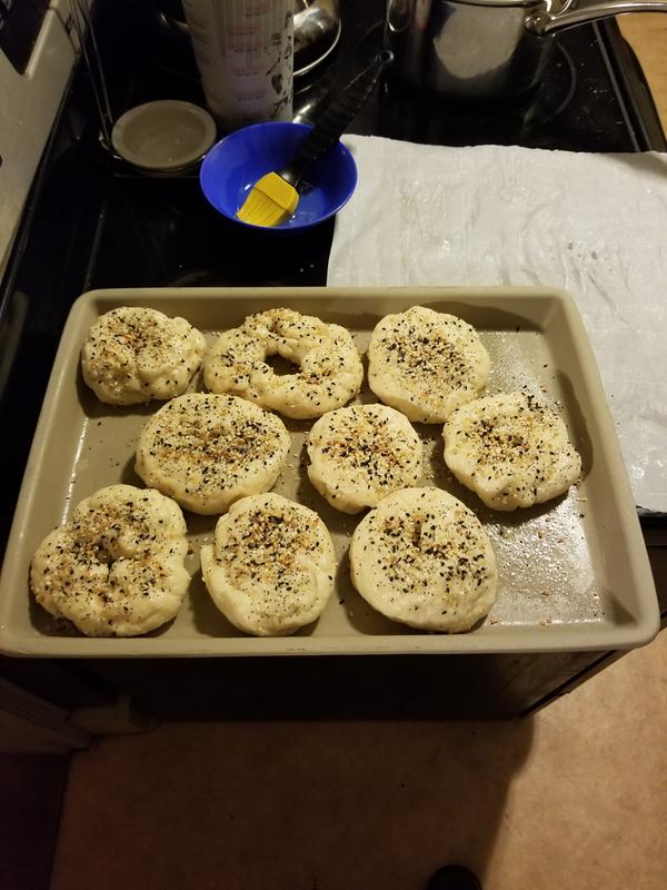 Everything bagels with dough cycle