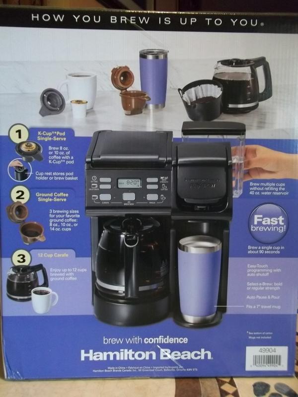 Hamilton Beach FlexBrew Trio Coffee Maker, 49904 