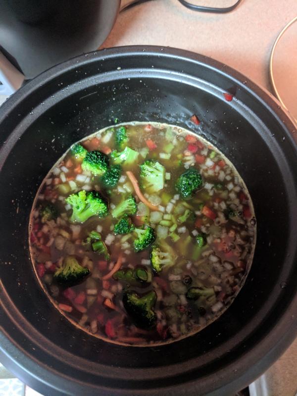 Getting ready to lid and cook!