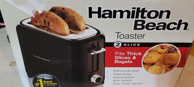 Hamilton Beach 4 Slice Toaster with Extra-Wide Slots, Bagel Setting, Toast  Boost, Slide-Out Crumb Tray, Auto-Shutoff & Cancel Button, Digital with