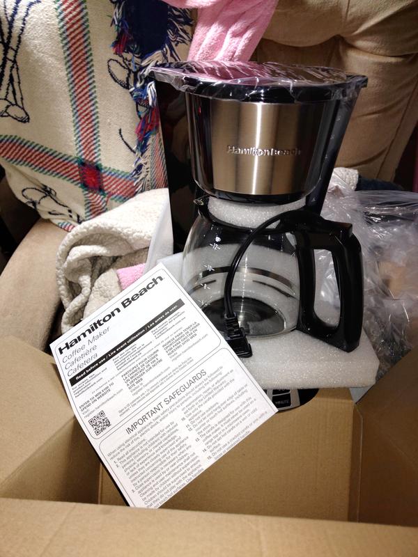 My New Hamilton Beach Coffee Maker