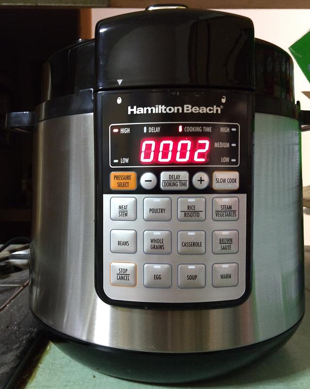 Boiling water in my new pressure cooker