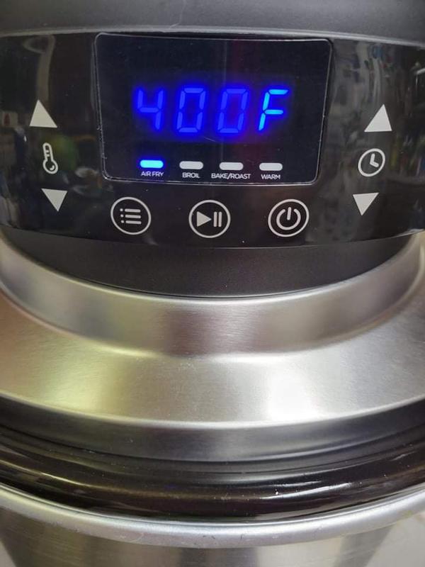 Air fryer temperature control