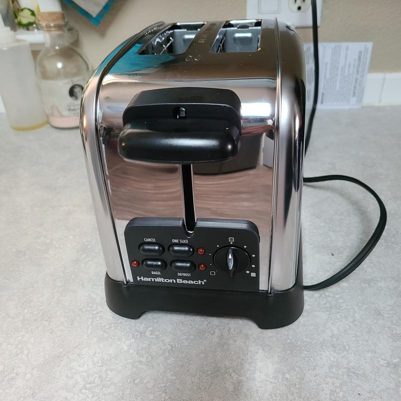 Front of toaster