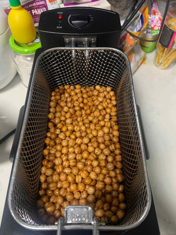 Frying chickpeas