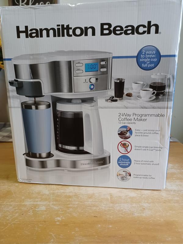 Hamilton Beach (49980A) Single Serve Coffee Maker and Coffee Pot