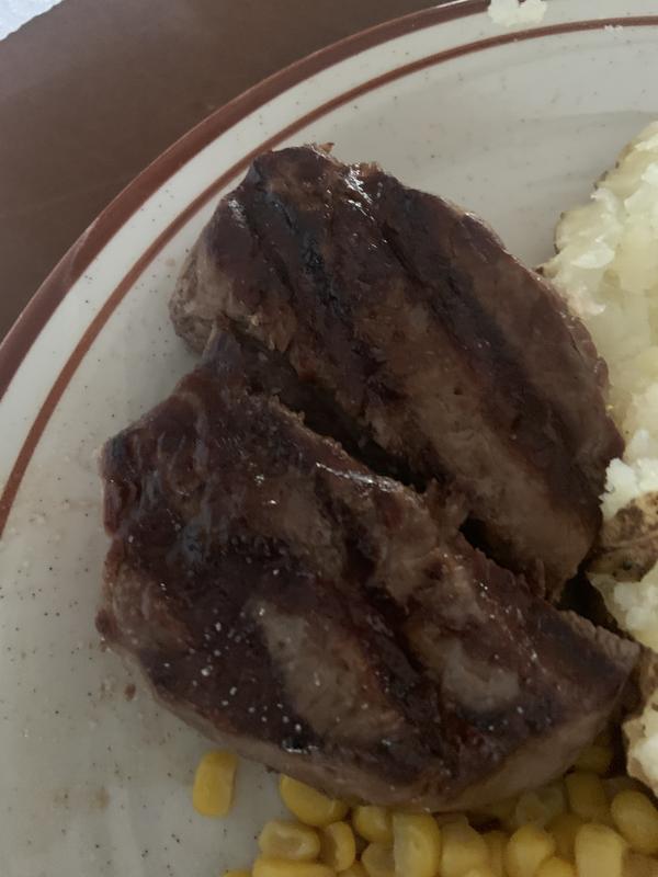 Grilled results-delicious rib eye