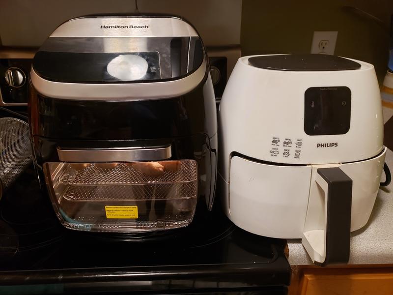 This model is much larger than my old Phillips. I'm showing it for comparison.