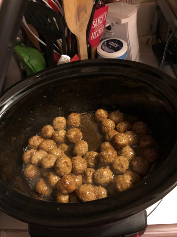 Making dinner in my new crockpot