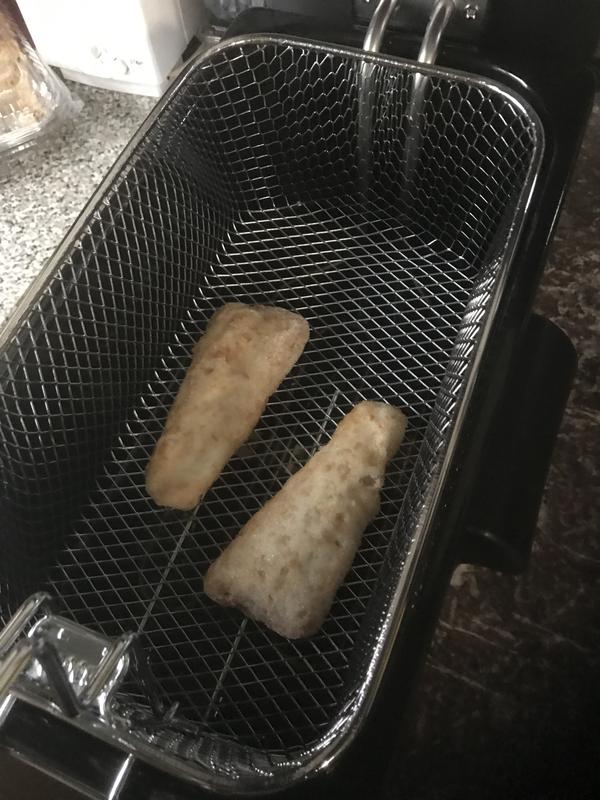 Basket can sit on the edge for draining