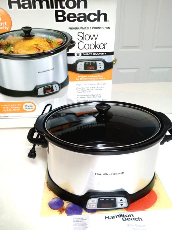 Hamilton Beach Programmable Countdown 8qt Slow Cooker