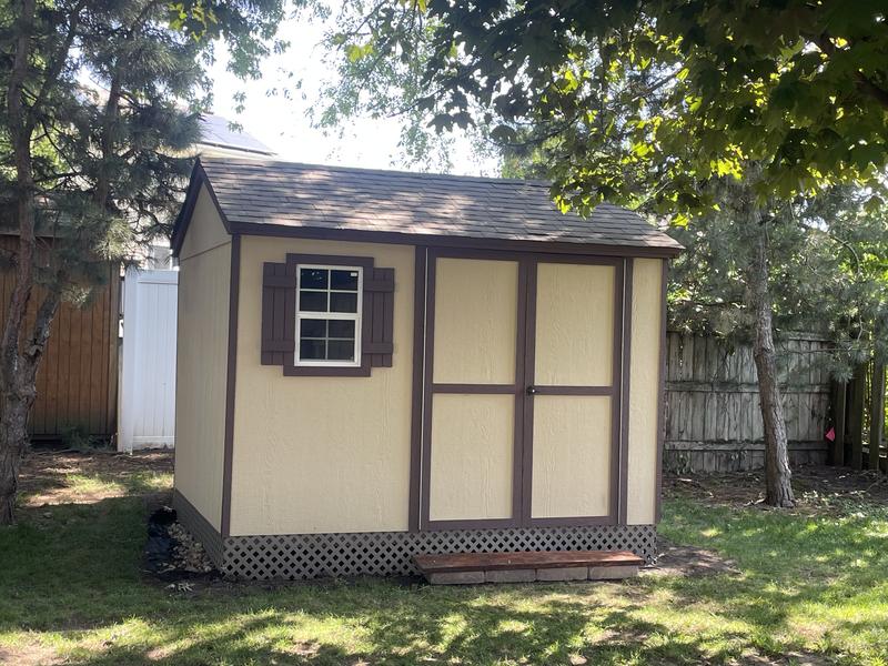 Before the new fence installation