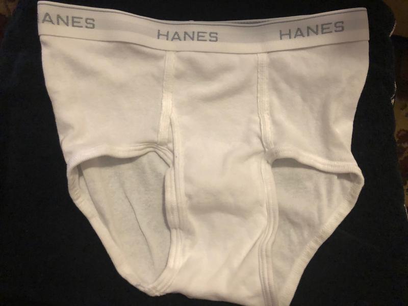 Hanes Men's White Cotton Brief Underwear, 9-Pack