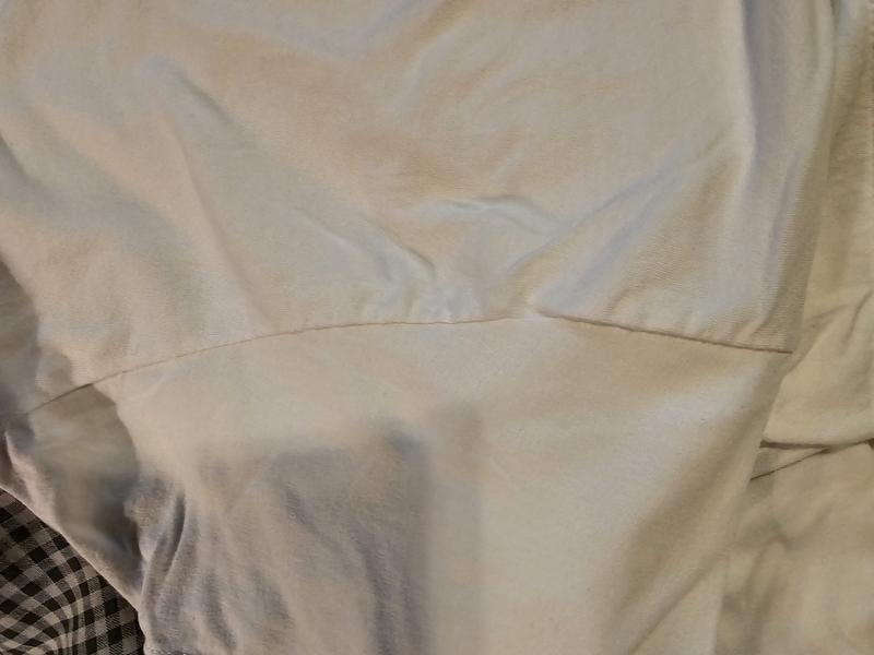 Shows signs of shrinkage in the seems,order up and love it