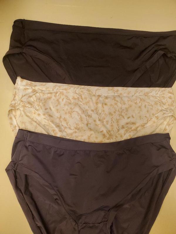 CF42M6 - Hanes Womens Comfort Flex Fit Microfiber Stretch Bikini 6-Pack,  2XL, Assorted