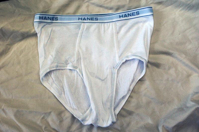 Customer photo for "Hanes White Cotton Tagless Cotton Briefs"