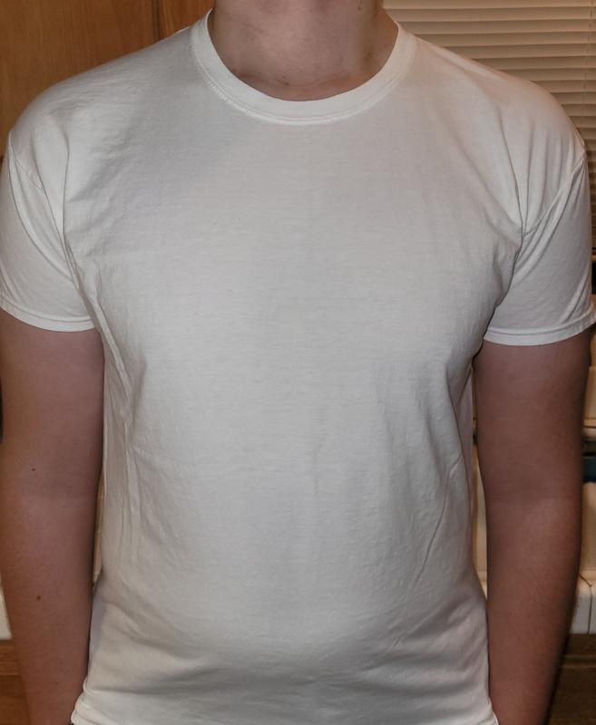 Hanes Mens Fresh IQ Cotton/Modal Crew Undershirt, 2XL, White