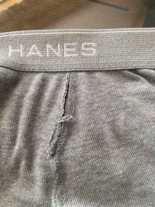Men's Black/Grey/Blue Tagless Boxer Briefs - 6 Pk by Hanes at Fleet Farm