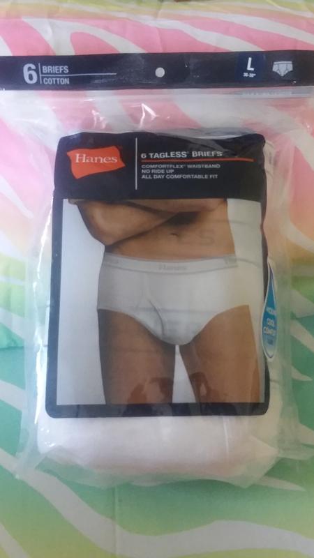 Customer photo for "Love these Hanes Men's Cotton Briefs..."