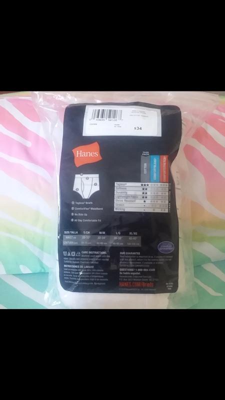 Customer photo for "Love these Hanes Men's Cotton Briefs..."